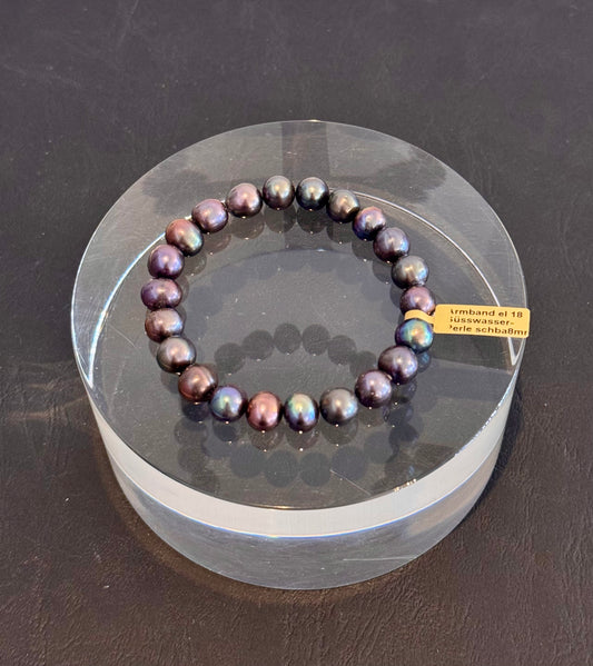 Armband Süsswasserperle Schwarz