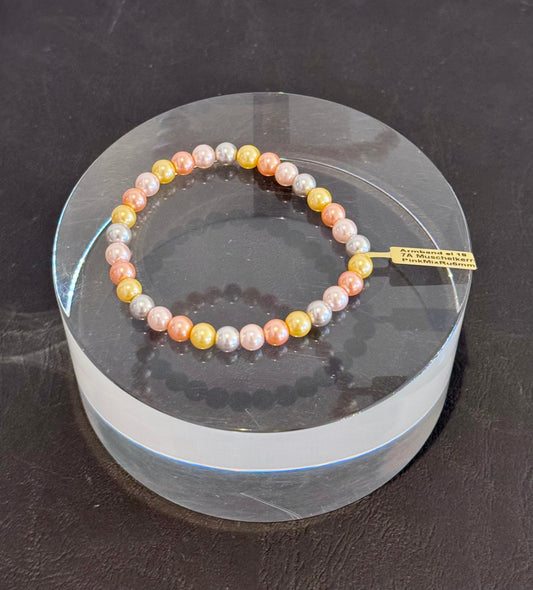 Armband Muschelkernperle Mix