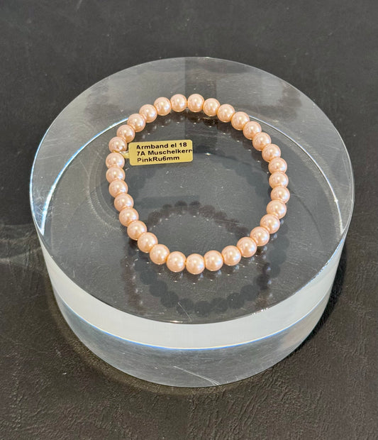 Armband Muschelkernperle Rosa