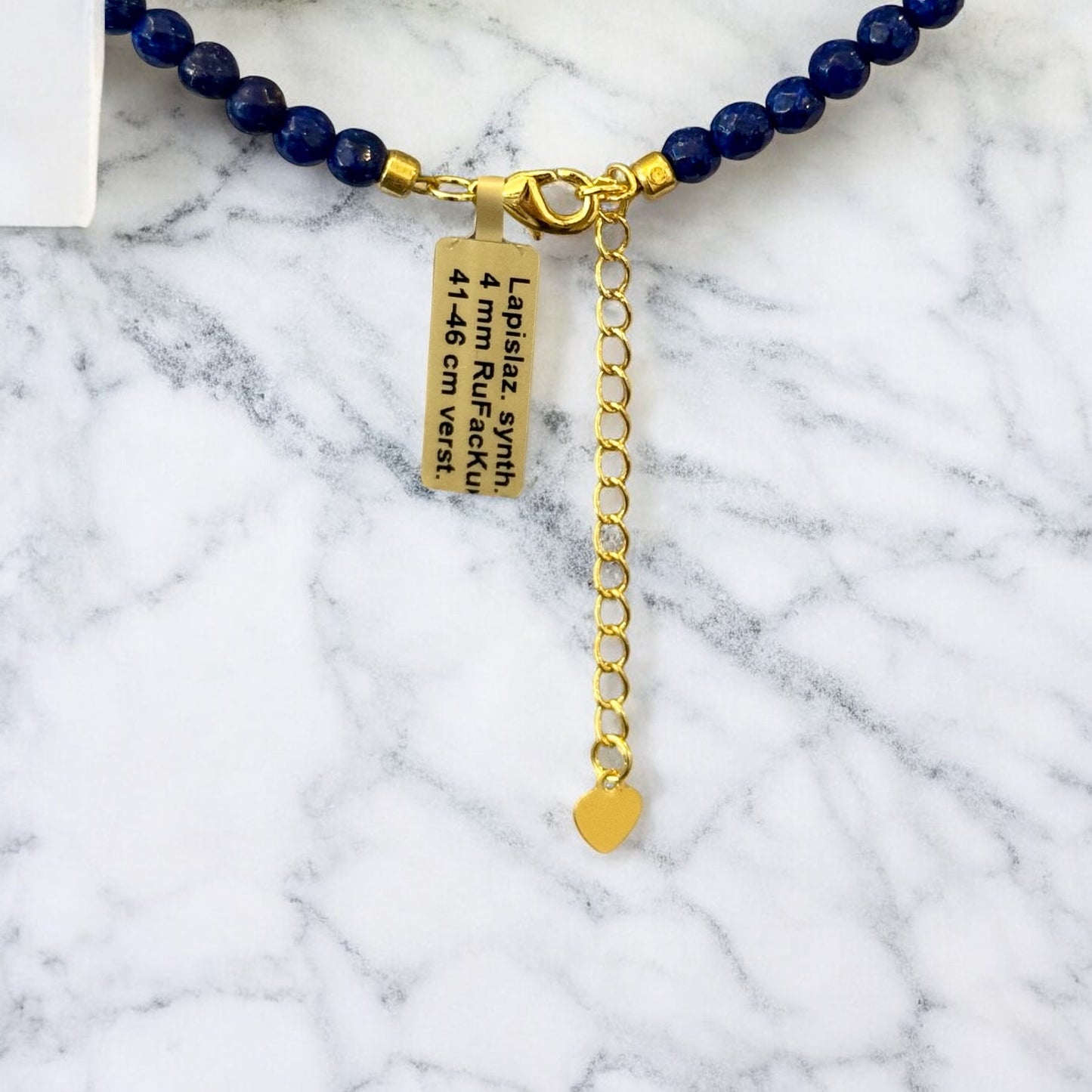 Halsketten aus synthetischem Lapis Lazuli