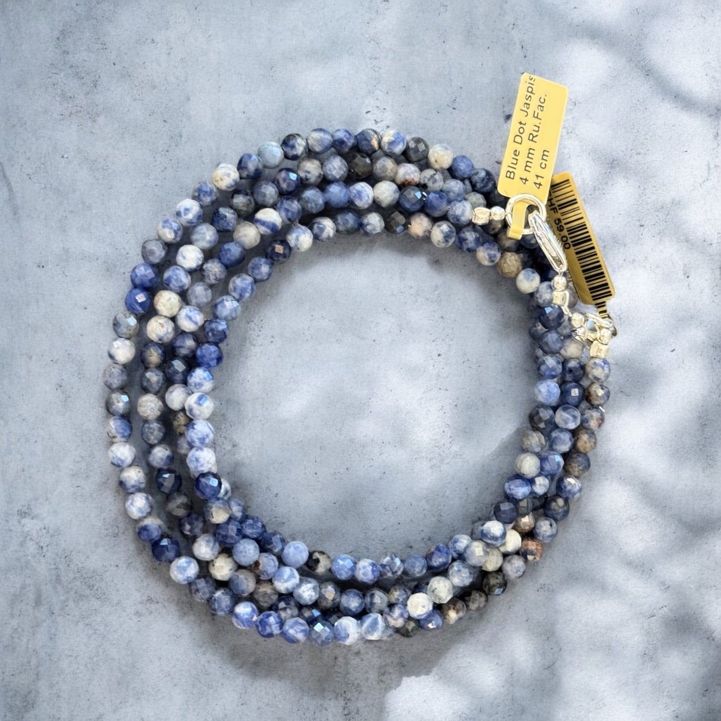 Halsketten aus Blue Dot Stone