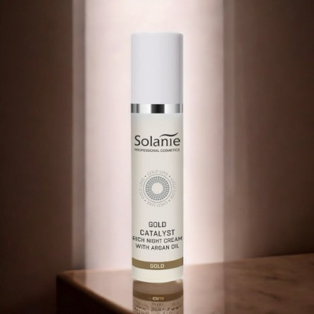 Solanie Gold Catalyst Rich Night Cream with Argan Oil