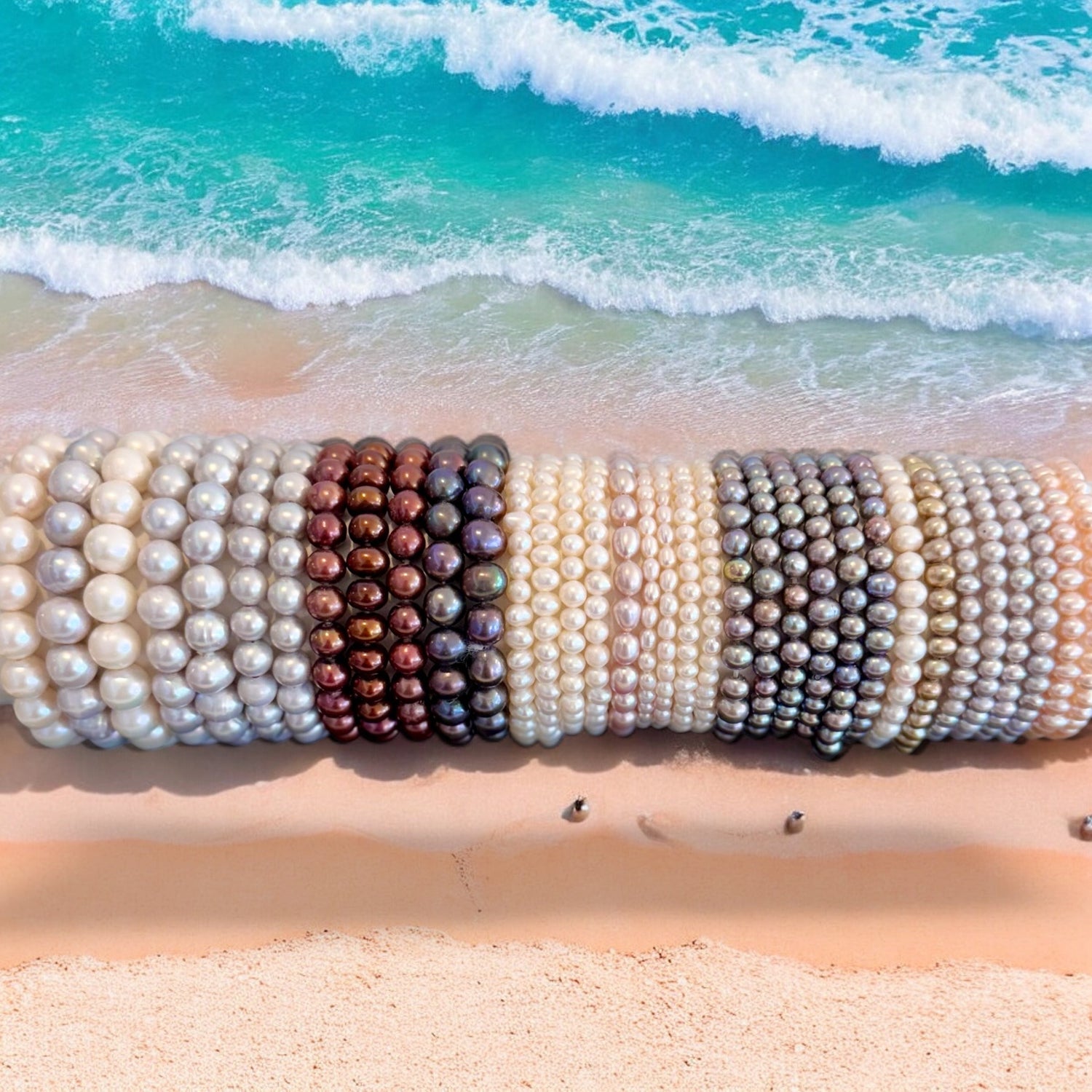 Süsswasserperlen Armbänder