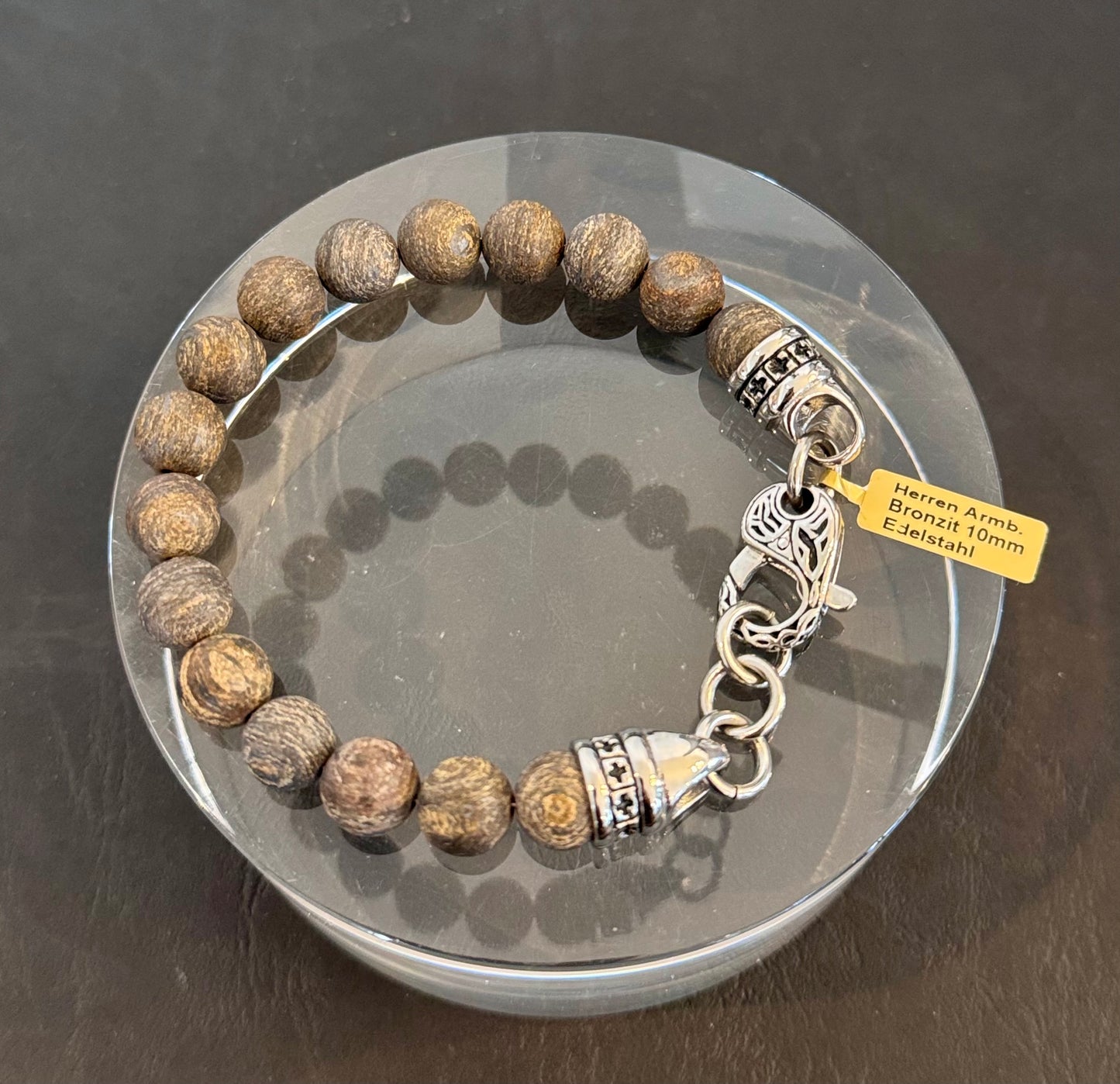 Armband Bronzit Edelstahl Mix