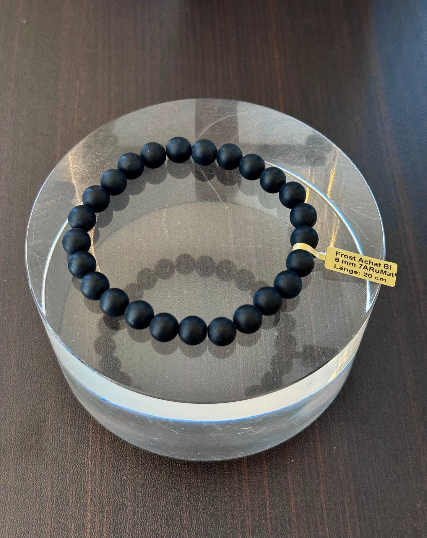 Armband aus Frost Achat Black