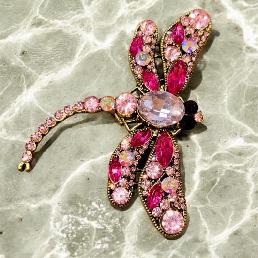 Brosche Libelle