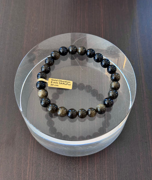 Armband aus 5A Gold Obsidian
