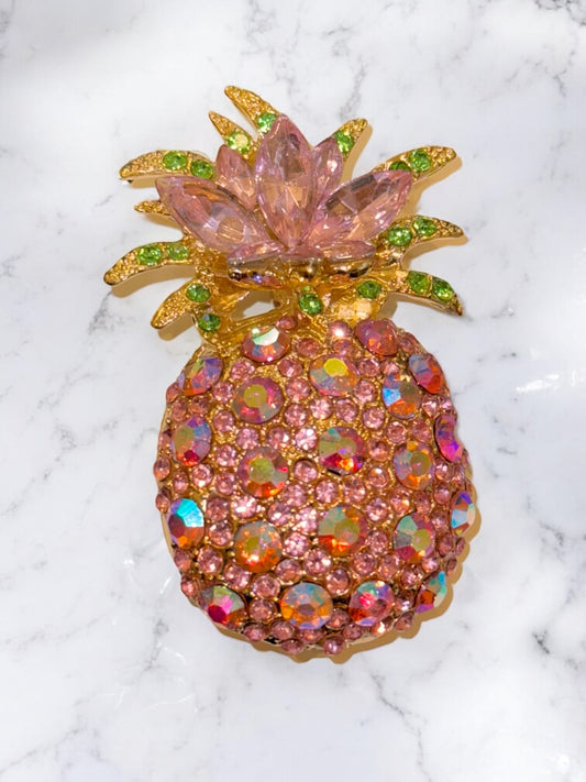 Brosche Ananas