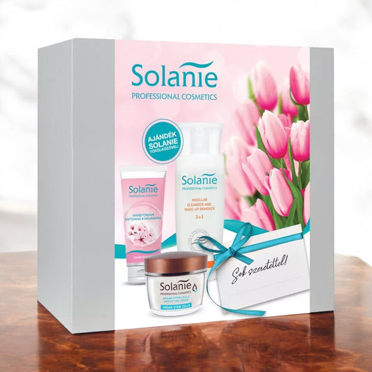 Solanie Argan Nourishing Geschenkset - mit Handtuch
